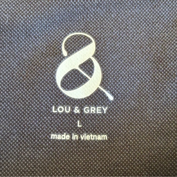 Lou & Grey L sand washed, grey drawstring relaxed fit elastic waist mini dress - Picture 4 of 11